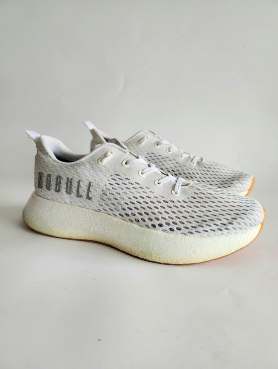 Nobull Journey Mens Sz 11.5 Classic White Athletic Running Trainer Shoe Sneakers main image 9